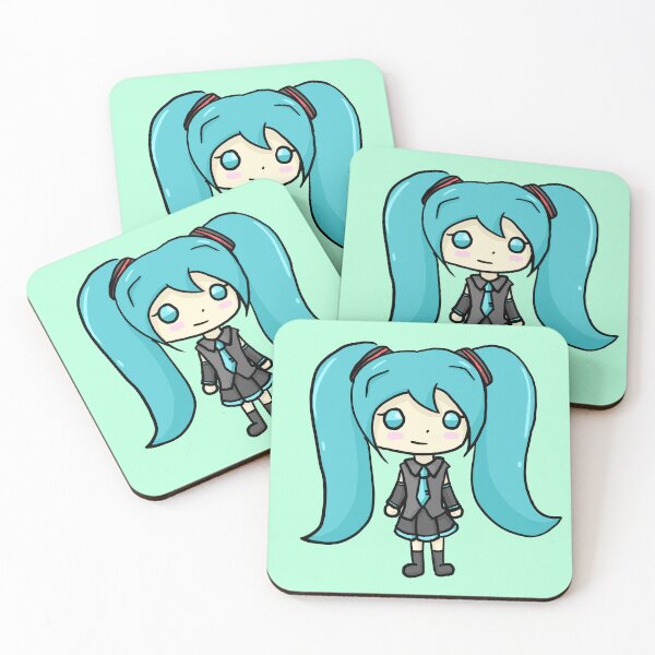 Item preview, Hatsune Miku Chibi designed and sold by Chaotic-Crochet.