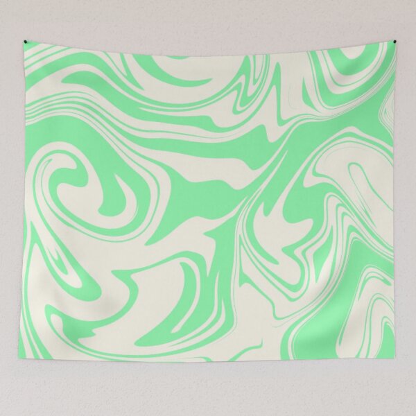 Item preview, Sea Foam Green Paint Spill designed and sold by SwirlSeas.