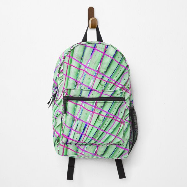Item preview, Bamboo fance in Mint & Hot-Pink by Iritof designed and sold by iritof.