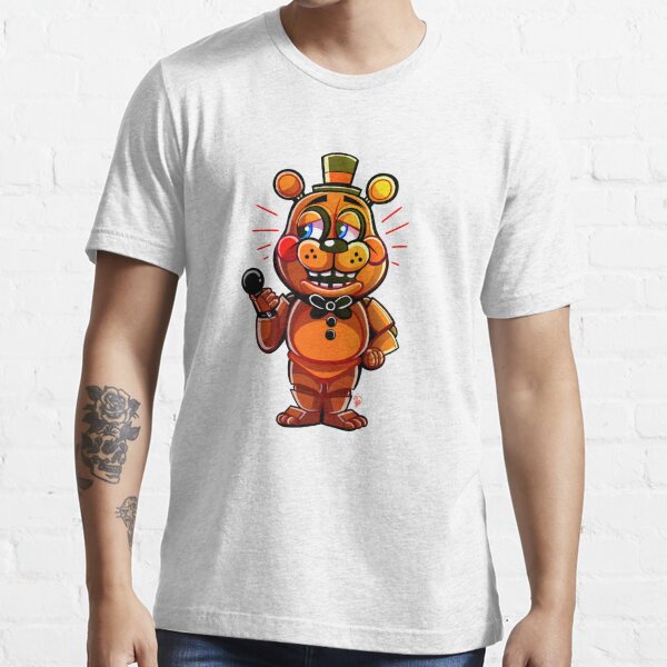 Five Nights in Anime Golden Freddy Essential T-Shirt for Sale by  luckyemily1231