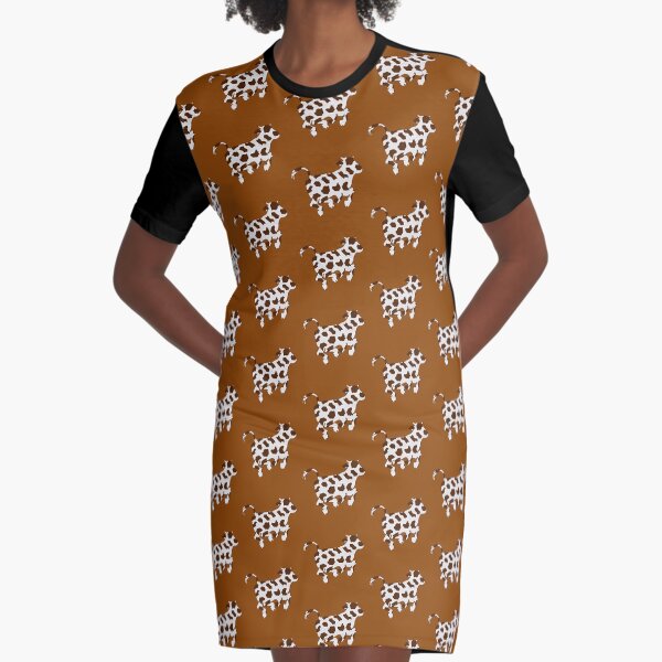 Vista previa del artículo con la obra «Vaca con manchas marrones», diseñado y vendido por Gravityx9.