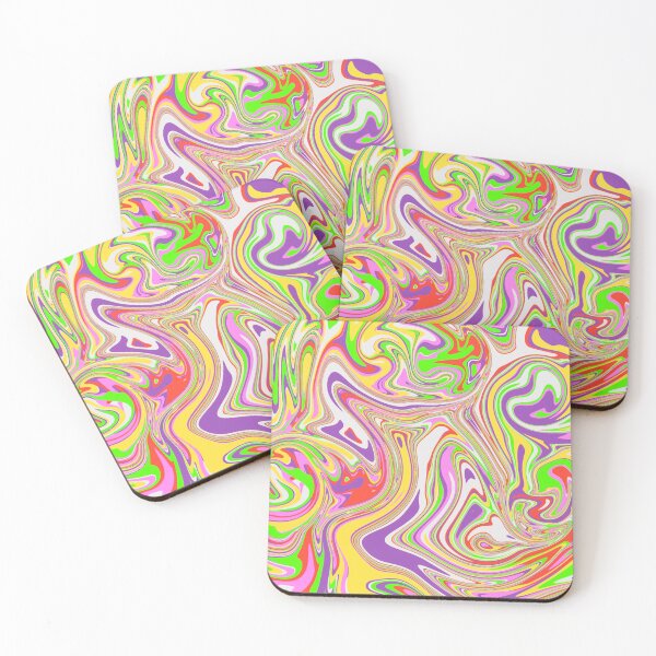 Item preview, Rainbow Paradise Party Paint Spill designed and sold by SwirlSeas.