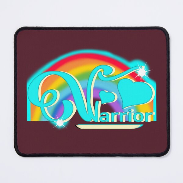 Item preview, rainbow fighter with heart fighter heart designed and sold by vibeno1.