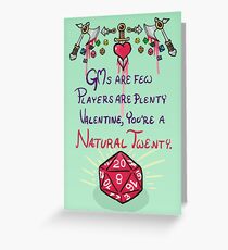 Tarjeta de felicitación D & D Valentine