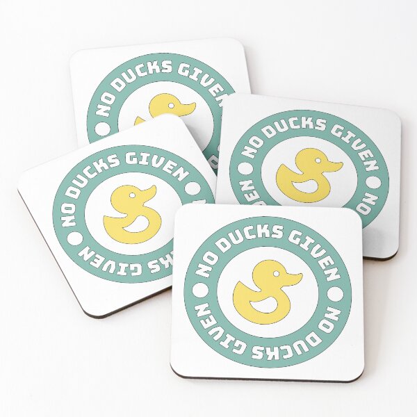 Item preview, NO DUCKS GIVEN BADGE (BLUE) designed and sold by ajmatos.