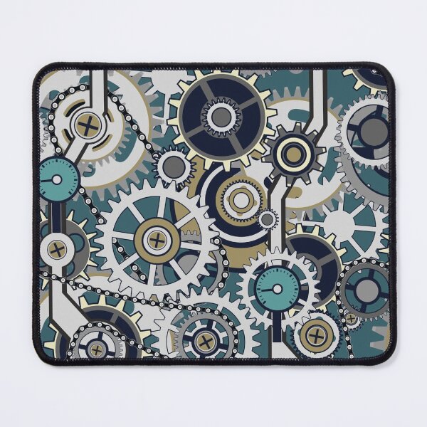Item preview, Steampunk Gears Vintage Look Antique Cogs Wheels Industrial Design designed and sold by Draculaura2009.