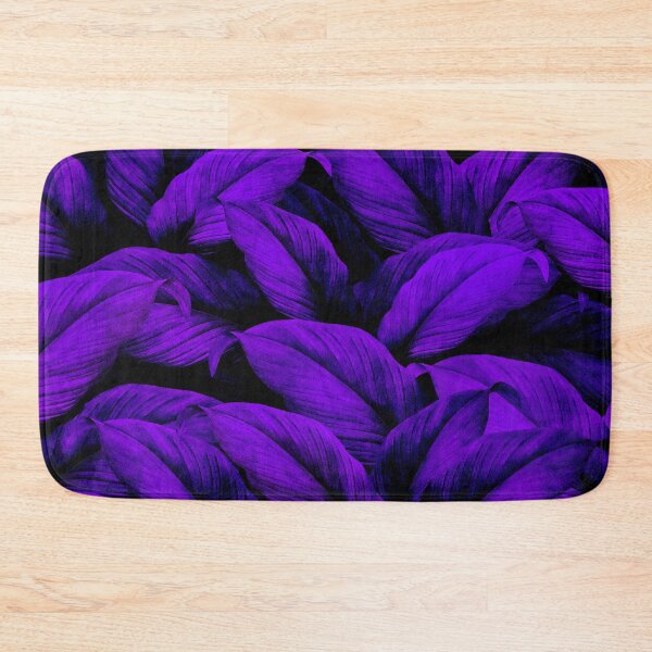 Item preview, Elegant dark violet black leaves pattern designed and sold by fowons.