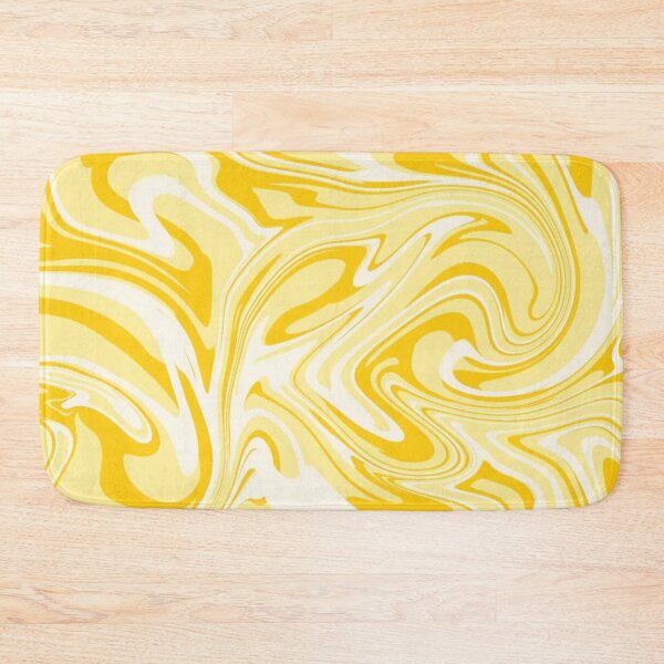 Item preview, Lemon Drop Yellow Paint Spill designed and sold by SwirlSeas.