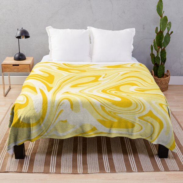 Item preview, Lemon Drop Yellow Paint Spill designed and sold by SwirlSeas.