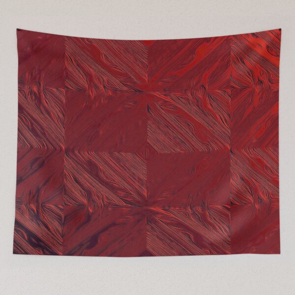 Item preview, Red Checkered Rhombi designed and sold by fatenanwar.