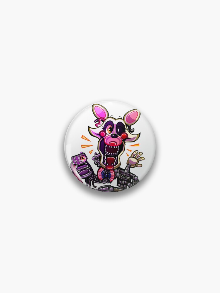 FNAF Five Nights at Freddy's Security Badge Pin Silver 2 Figure