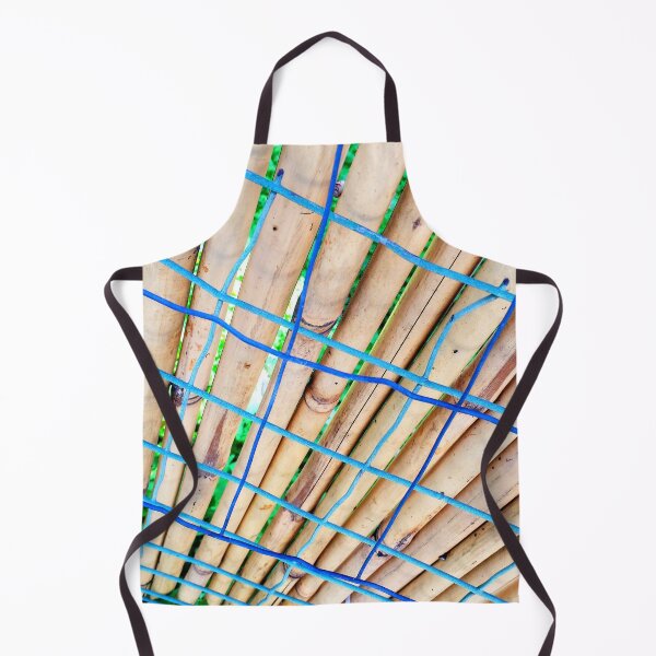 Item preview, Netural Bamboo fance with Blue wire by Iritof designed and sold by iritof.
