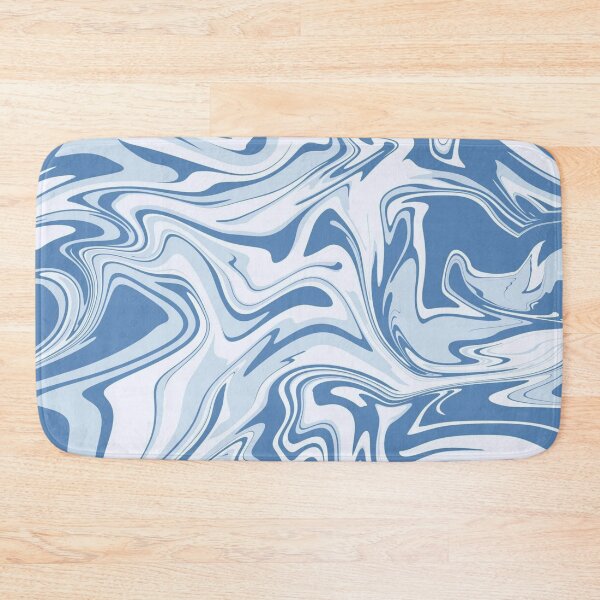Item preview, Blue Waves In The Sea Paint Spill designed and sold by SwirlSeas.