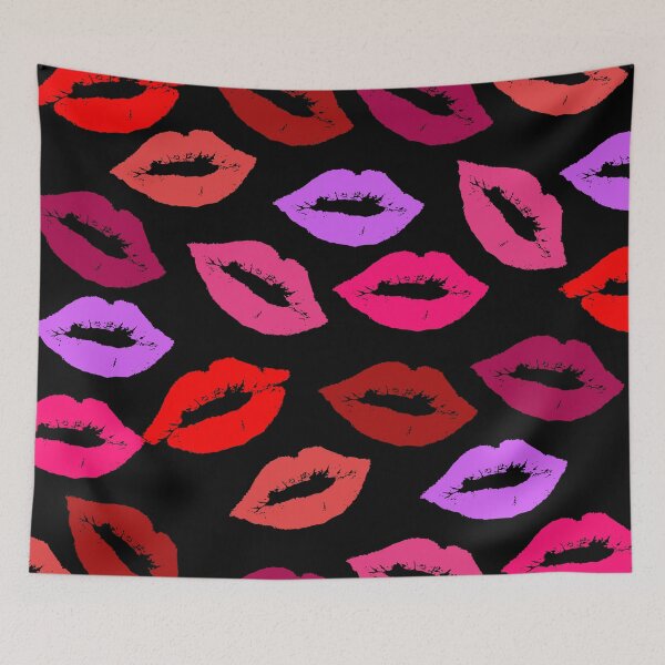 Item preview, Colorful Lip Pattern  designed and sold by SMillustrations.