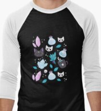 Herb Witch // Black Baseball ¾ Sleeve T-Shirt