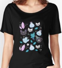 Herb Witch // Black Women's Relaxed Fit T-Shirt