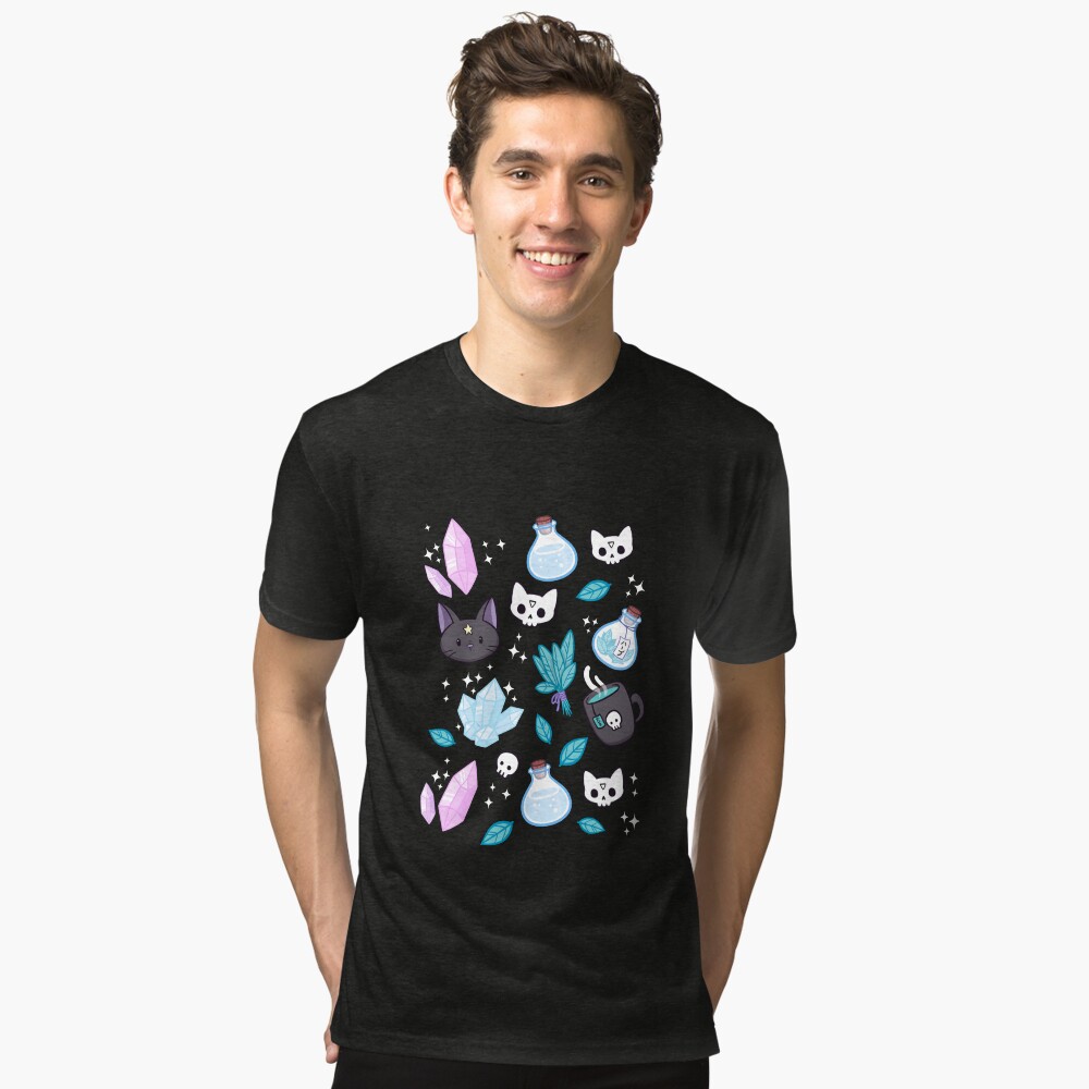 Vista previa del artículo con la obra «Camiseta de tejido mixto», diseñado y vendido por nikury.