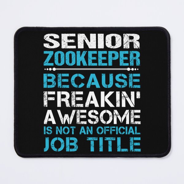Item preview, Senior Zookeeper T Shirt - Freaking Awesome Job Gift Item Tee designed and sold by oetate4774.