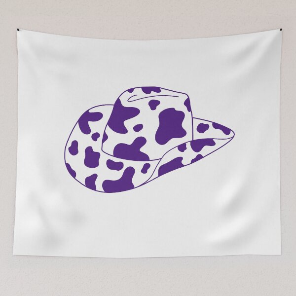 Item preview, Purple Cowprint Cowboy Hat designed and sold by sorooart.