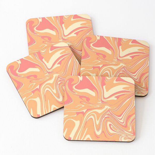 Item preview, Orange Summer Sunrise Paint Spill designed and sold by SwirlSeas.