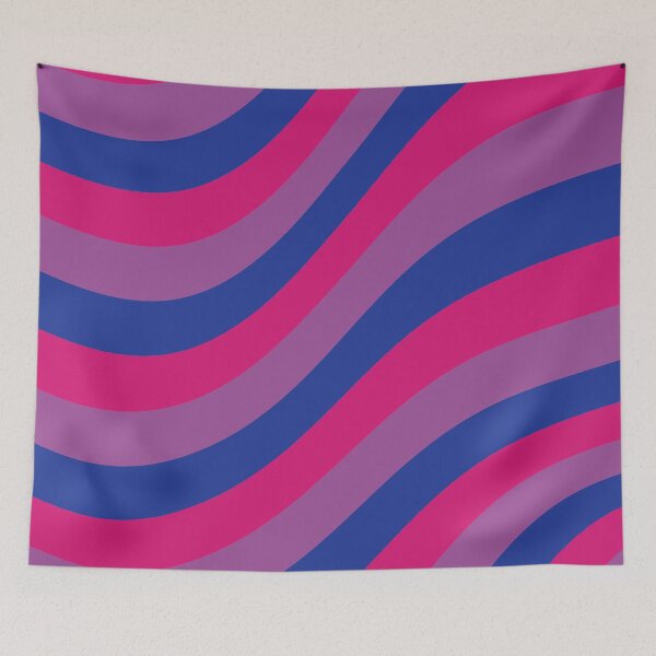 Item preview, Bisexual Colors Abstract Liquid Swirl designed and sold by Vibrant Creations.
