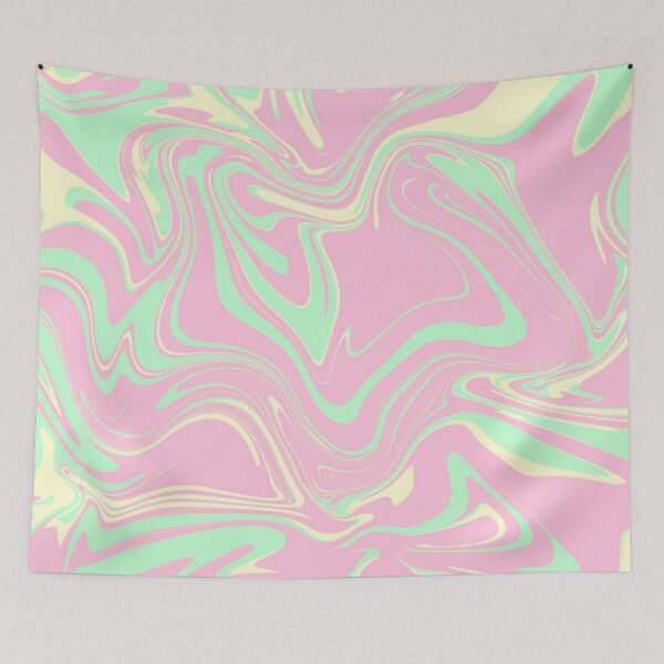 Item preview, Pink Easter Basket Paint Spill designed and sold by SwirlSeas.