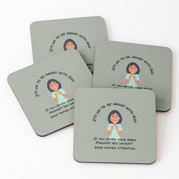 Item preview, It's OK to be Angry with God  designed and sold by CheekyGrace.