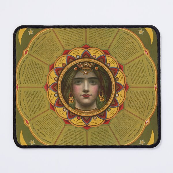 Item preview, Vintage Fortune Teller Chromolithograph designed and sold by mamiespaw.