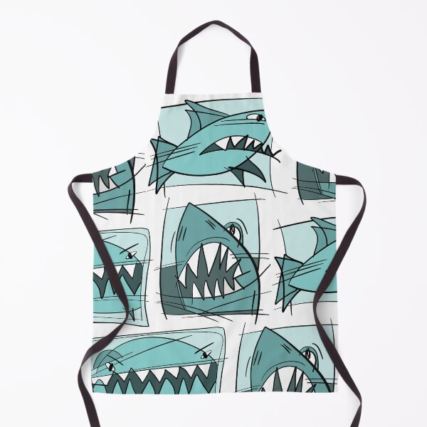 Item preview, Cute, funny Great White Shark illustrations. designed and sold by LaBellCreative.