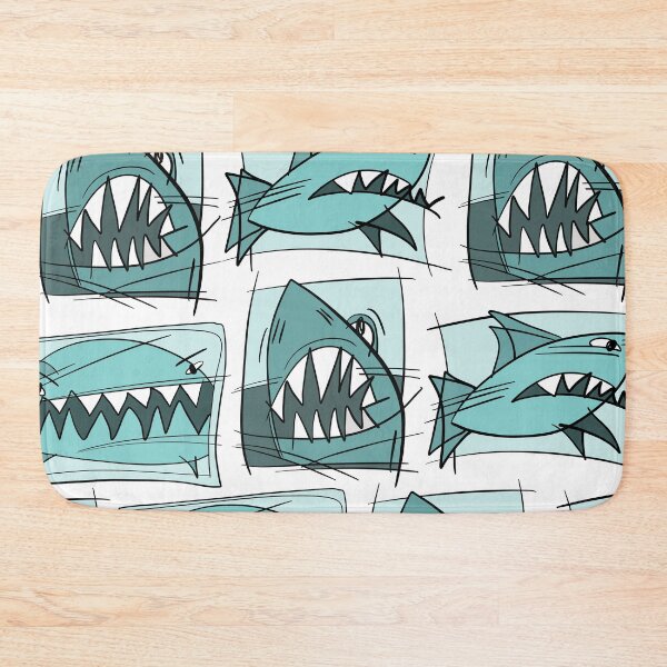 Item preview, Cute, funny Great White Shark illustrations. designed and sold by LaBellCreative.