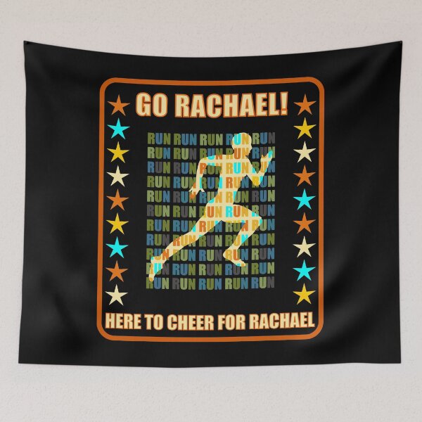 Item preview, Go Rachael Runner Support Fan Here to Cheer Favorite Athlete designed and sold by artfulnotebook.
