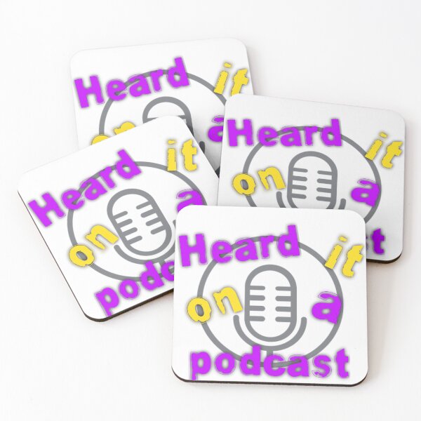 Item preview, Heard it on a podcast designed and sold by GeekPopDesigns.