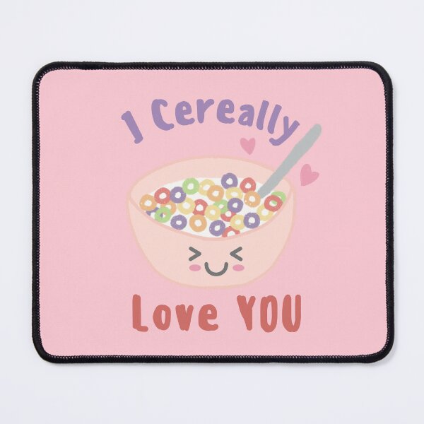 Item preview, Cute and funny cereal love pun, smiling friend. designed and sold by WhaleSharkShop.