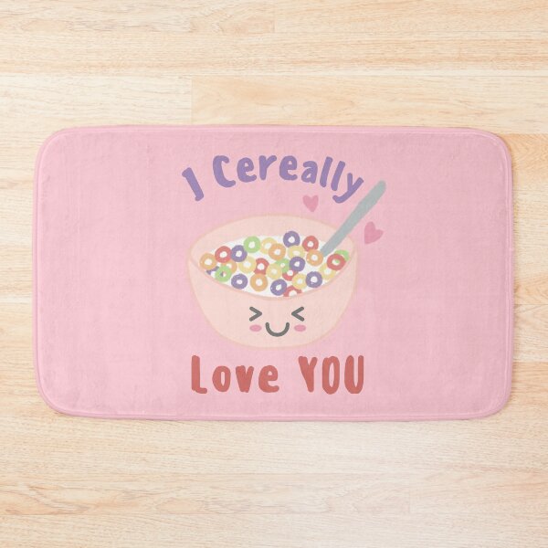 Item preview, Cute and funny cereal love pun, smiling friend. designed and sold by WhaleSharkShop.