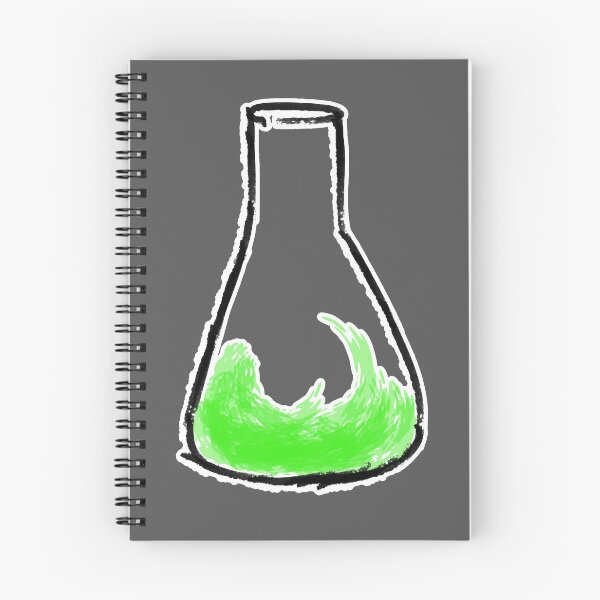 Item preview, Something's Brewing (Erlenmeyer Flask Sketch) designed and sold by Artsy-Chemist.
