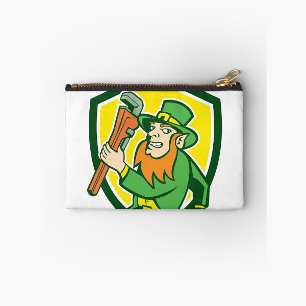 Item preview, Leprechaun Plumber Wrench Running Shield designed and sold by patrimonio.
