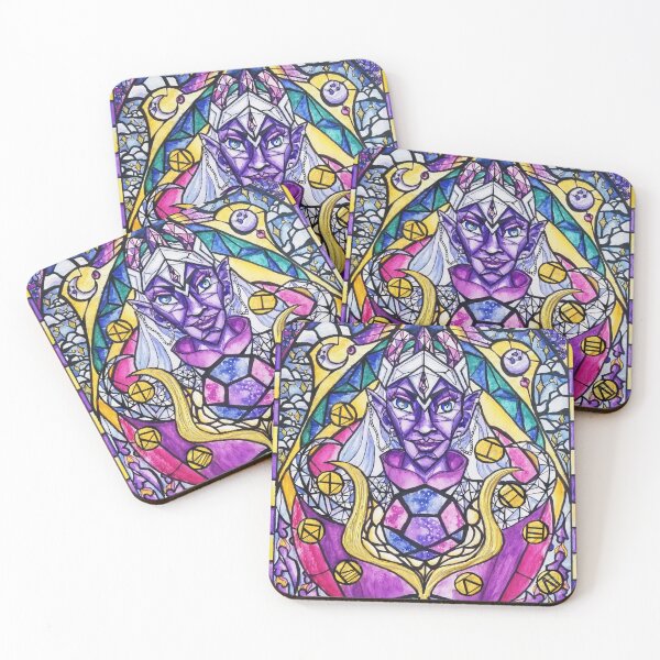 Item preview, Art Nouveau Magical Stained Glass: Dunamancy designed and sold by araiyana.