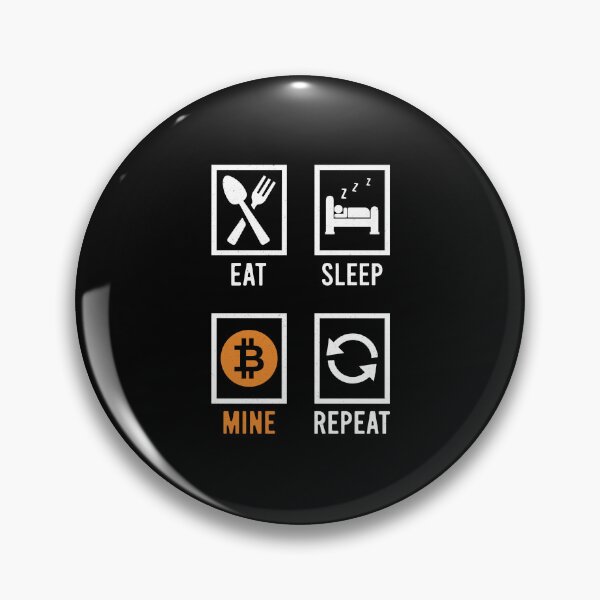 Item preview, Eat Sleep Mine Repeat designed and sold by StepupDesign.