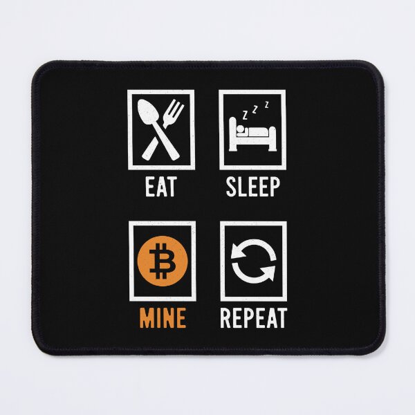 Item preview, Eat Sleep Mine Repeat designed and sold by StepupDesign.