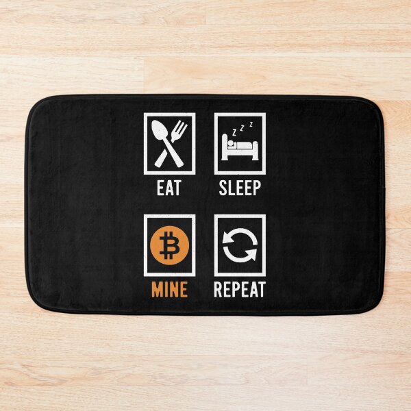Item preview, Eat Sleep Mine Repeat designed and sold by StepupDesign.