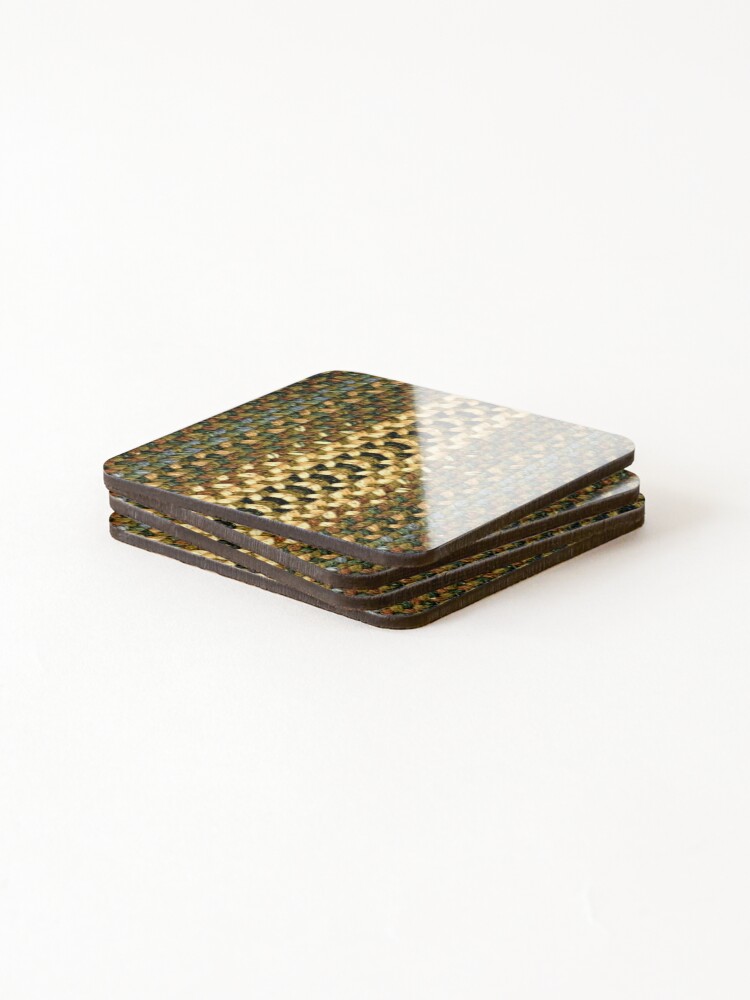 Thumbnail 4 of 5, Coasters (Set of 4), Reading Reeds designed and sold by Yampimon.