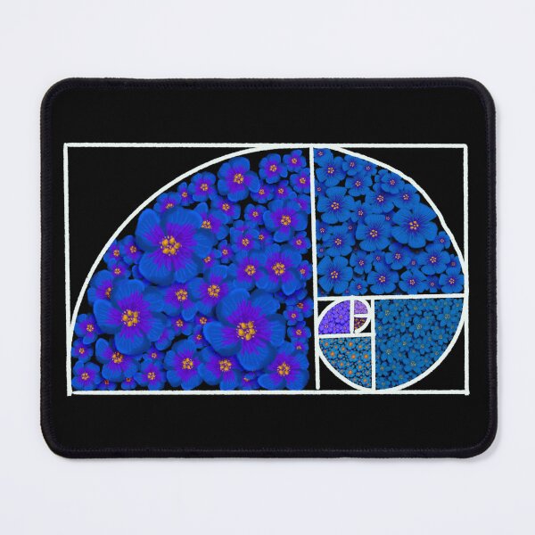 Item preview, Floral Fibonacci Spiral designed and sold by Fernheart Designs.