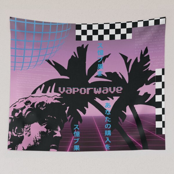 Item preview, Vaporwave Creative Collage designed and sold by DeYoungFashion.
