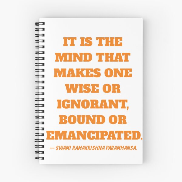 Item preview, IT IS THE MIND QUOTE BY SWAMI RAMAKRISHNA PARAMHANSA. designed and sold by Aumcreations.