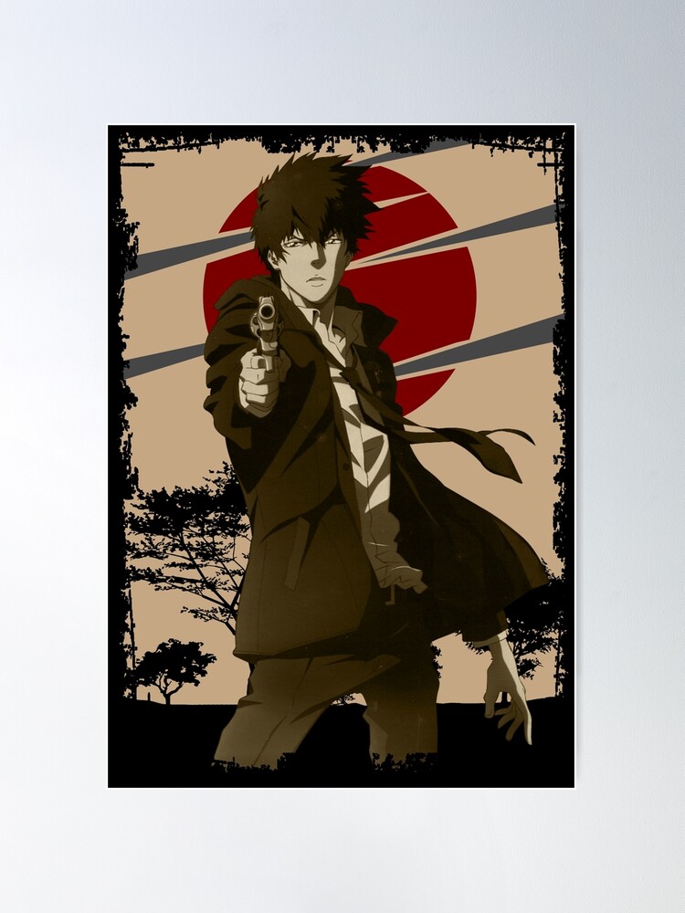 Shougo Makishima Psycho Pass Saiko Pasu Retro Landscape Design