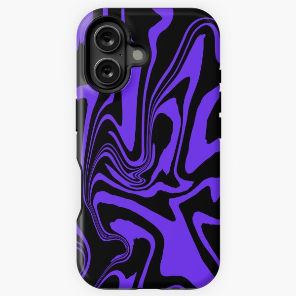 Vista previa del artículo con la obra «Remolino de líquido negro y morado», diseñado y vendido por rainestore.