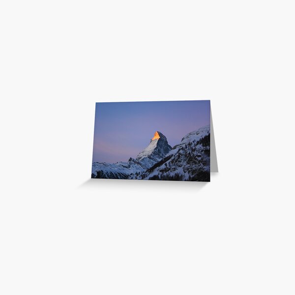 Matterhorn at its finest Greeting Card