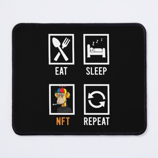 Item preview, Eat Sleep NFT Repeat designed and sold by StepupDesign.