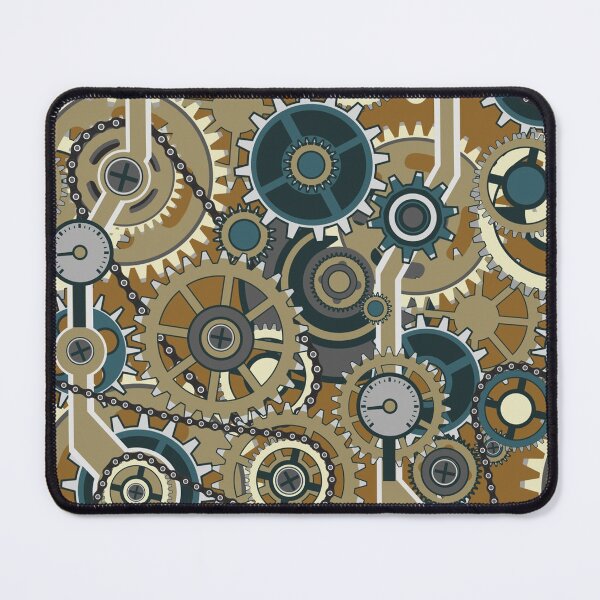 Item preview, Steampunk Gears Vintage Look Antique Cogs Wheels Industrial Design designed and sold by Draculaura2009.