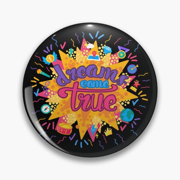Item preview, Dreams Come True Motivational and Inspirational Typography designed and sold by KawaiiTops.